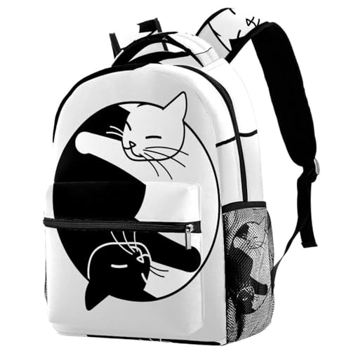 Sac de voyage décontracté chat multicolore pour sorties et cours