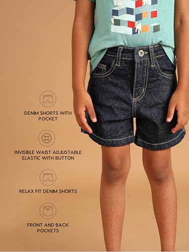 Image of Pilolo Kids Pocket Denim Shorts for Girls