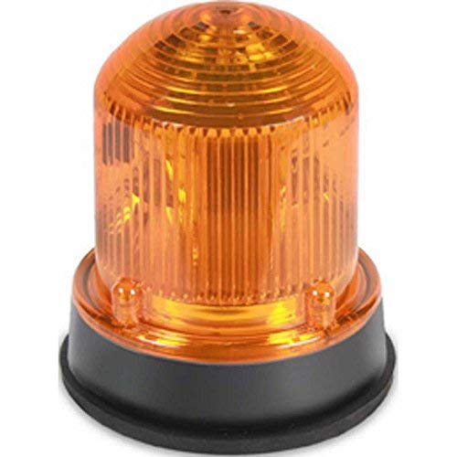 Hottest Sale Edwards Signaling 125STRNA120AB Flashing Xenon Strobe Beacon, Corrosion Resistant Enclosure, Normal Output 175K Peak Candela, 120V AC, Black Base, Amber