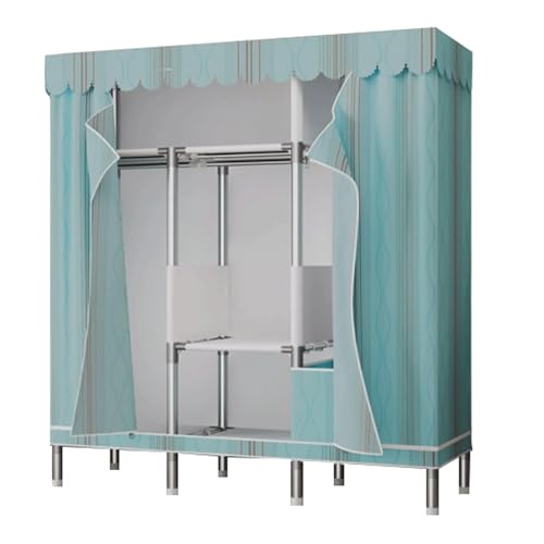 SJZHUYUE Armario ropero Desmontable de Tela Oxford for Dormitorio, de Acero, Moderno (B, 125 cm)