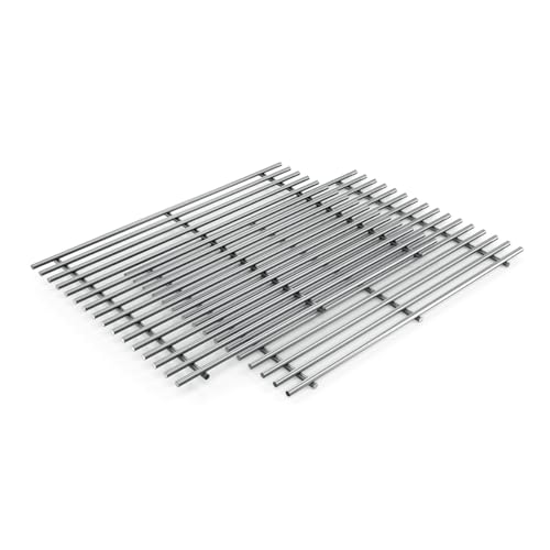 Ninja FlexFlame Stainless Steel Grill Grates, Set of 2, Durable, Easy to Clean, Heat Retaining, Upgrade for FlexFlame, XSKGRILLGRATE