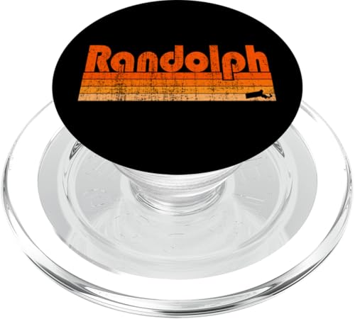Randolph, Massachusetts, estilo retro de los años 80 PopSockets PopGrip para MagSafe Randolph, Massachusetts, estilo retro de los años 80 PopSockets PopGrip para MagSafe