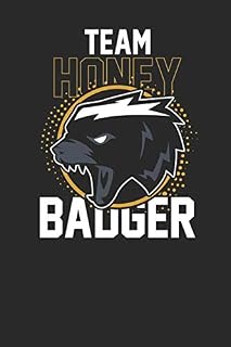 Team Honey Badger: Graph Paper Notebook – Gift For Honey Badger Fans