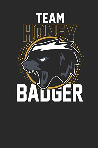 Team Honey Badger: Graph Paper Notebook – Gift For Honey Badger Fans