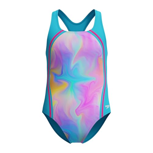 Image of Speedo Girls Printed Sport Splice