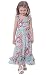 Bonny Billy Girl's Spaghetti Straps Casual Bohemian Beach Maxi Long Dress 5-6Y Aqua