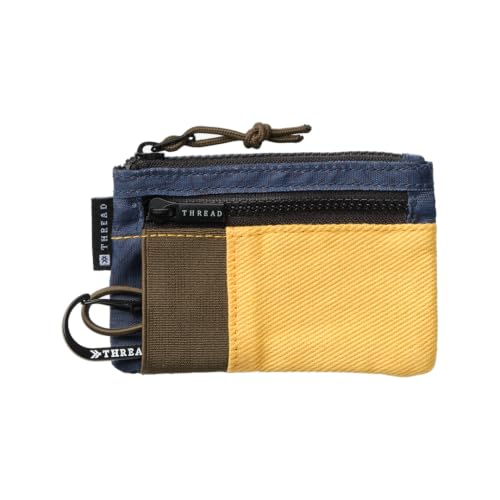 Image of Thread Wallets Pouch Wallet - Compact Zip Wallet with Clear ID Window, Coin & Card Pockets, and Key Stash - Lightweight Rip-Stop Travel Wallet for Men & Women (Topo)