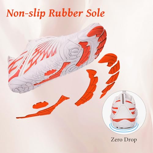 Image of Hike Footwear Barefoot Shoes, Pro Barefoot Shoes Women Men, Athletic Hiking Shoes, Minimalist Water Shoes Breathable Quick Dry Zero Drop Trail Running Shoes with Non-Slip Sole & Wide Toe Box