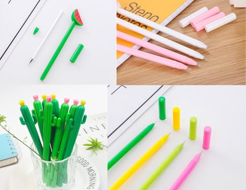 Pack de 30 bolígrafos de gel multicolor 0.5mm estilo A miniatura 3