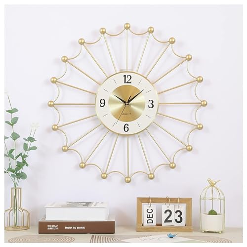 Horloge murale silencieuse à grands chiffres arabes pour une lecture facile - 2