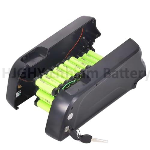 T plug,52V 10Ah,HJGHY 36V 10Ah 13Ah 15Ah 17,5Ah Lithiumbatterij voor e-bike onderbuis 48V 52V 10Ah 12Ah 14Ah Oplaadbare elektrische fietsaccu voor 250W-700W motorkits - Afbeelding 6