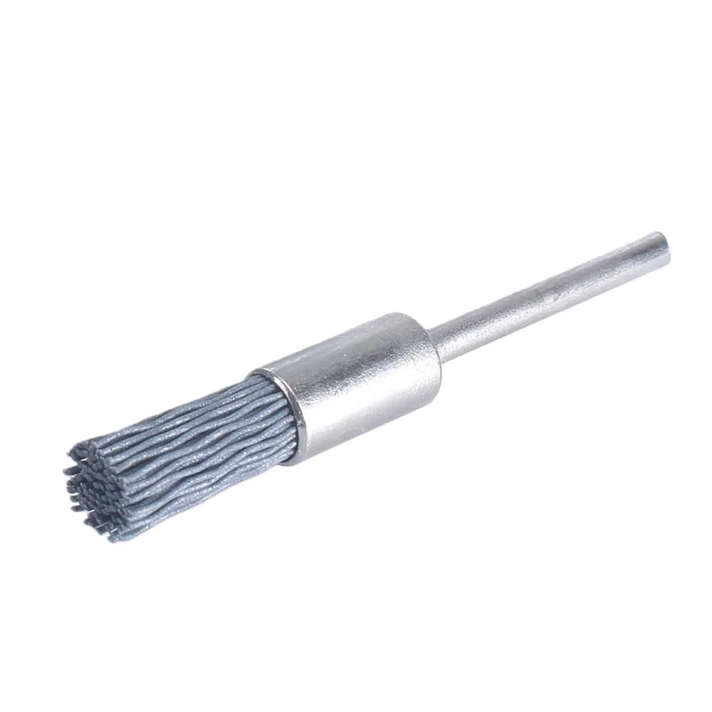 Accessori per trapano con spazzola metallica, Spazzola a tazza in nylon con filo di acciaio al carbonio abrasivo, carburo silicio, sbavatura pulita, multidimensione(20mm*500)
