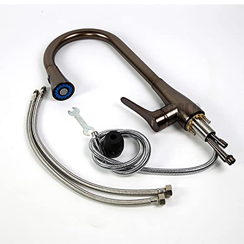 Robinet de cuisine avec pulvérisateur rétractable pour éliminer les éclaboussures - 8