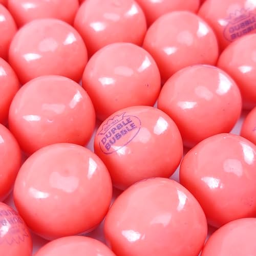 Gumballs for Gumball Machine - 1 Inch Large Double Bubble Gumballs - Pink Lemonade Flavored Bubble Gum - Pink Gumball - Kids Chewing Gum - Bulk Gum Balls 1.7 Lb - Vending Machine Refill