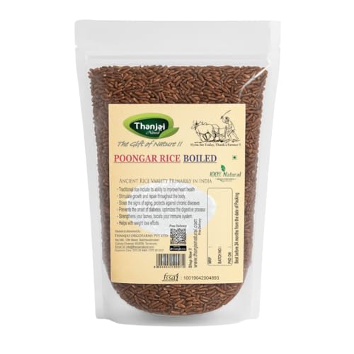 Thanjai Natural Poongar Rice 1Kg Encient variety in brown rice that has been cultivated | Good For Women