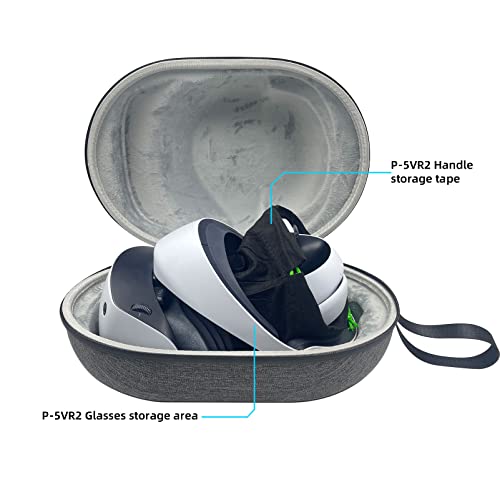 Mvrpdxc Hard Carrying Case For Playstation Vr2 Gaming Headset And Touch Controllers Accessories, Ps Vr2 Protective Bag With Lens Protector Cover, Psvr2 Portable Case Suitable For Travel And Home Storage #TOP2