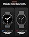 Spigen Rugged Armor Designed for Samsung Galaxy Watch 8 44mm Case Durable TPU Cover (2025) - Matte Black