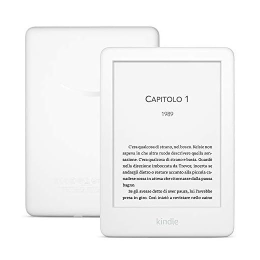 Kindle, ora con luce frontale integrata - Con pubblicità - Bianco