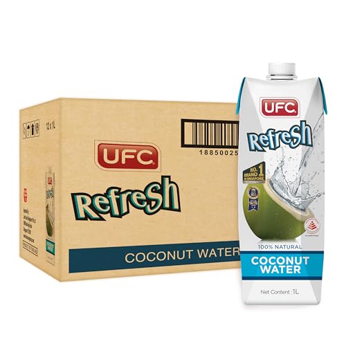 UFC Refresh 100% Natural Coconut Water Tetra 500ml x 12 (Carton)