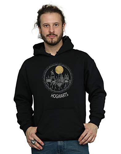 Harry Potter Men's Hogwarts Circle Hoodie Black XXXXX-Large