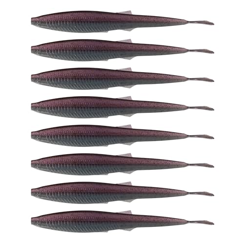 6th Sense Sketch 4.3" Drop Shot Bait – Realistic Minnow Profile Soft Plastic – Finesse Lure for Clear Water & Tough Bites – Made in USA (Goby, 4.3in. (8/pk))