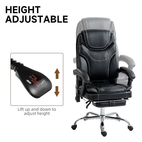 vinsetto 7-point vibrating massage office chair reviews