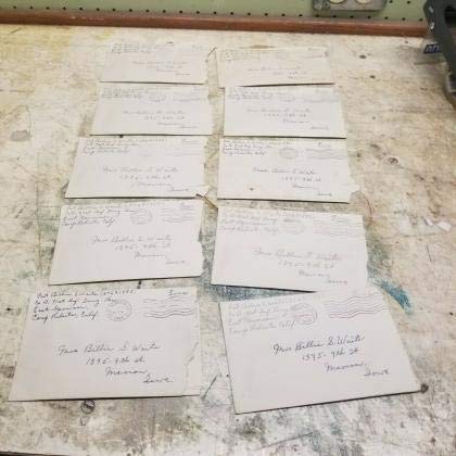 WW-2 1944 World WAR 2 ERA US Pacific Soldier Sergeant Major Billi S Waite Love Letter for Sale