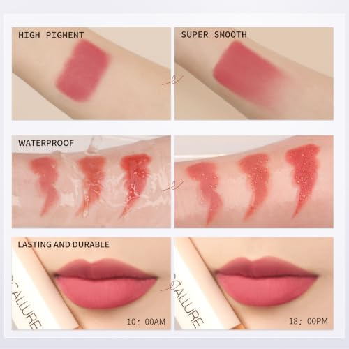 Image of FOCALLURE Matte Lipstick - Hydrating, Non-Drying, Full Coverage Nude 104