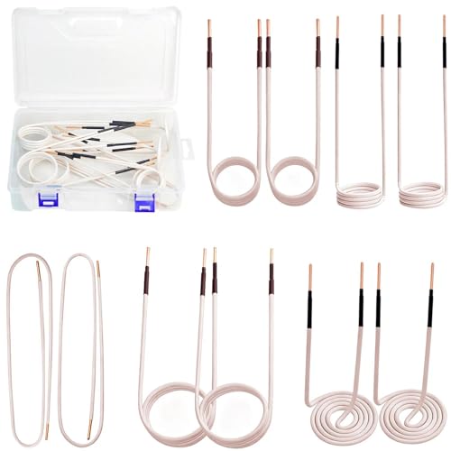 10Pcs Magnetic Induction Heater Bolt Removal Coil Kit, Flexible & Long Life Coil for Bolt Buster Heat Induction Tool, Removing Rusty Bolts and Nuts