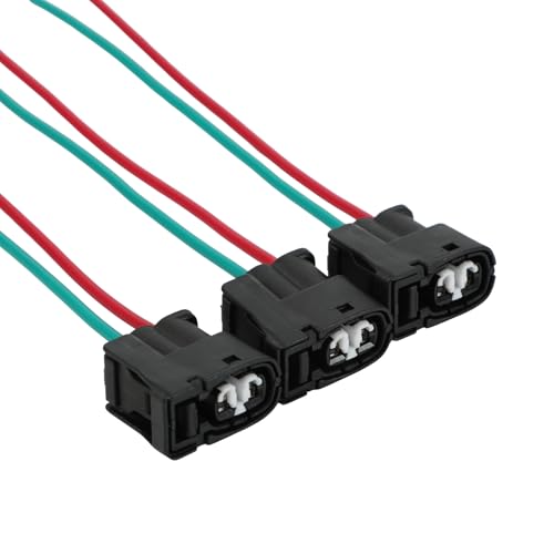 Ignition Coil Connector Plug Wire Harness for Toyota Harness Pigtail Supra Equivalent Replacement, for Lexus IS300, for Mazda RX7 6, Replace WPT-1094 3pcs