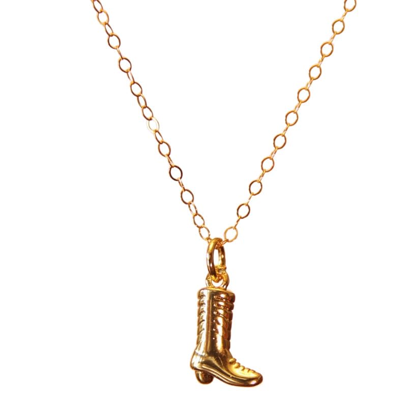 Retro Cowboy Boots & Hat Pendant Necklace | Western Clavicle Chain-picture-31