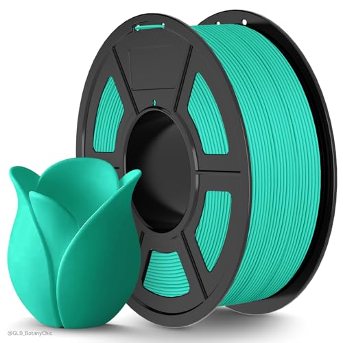 Image of TECBEARS Mint Green Matte PLA Filament for High Speed 50-600mm /s Printing | 1KG PLA, Smooth Extrusion, Tangle Free, Vacuum Sealed, 1.75MM Filament ±0.02mm Accuracy Compatible with Most FDM Printers