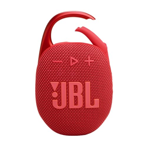 Image of JBL Clip 5 Ultra Portable Bluetooth Speaker Bundle with gSport Case (Red)