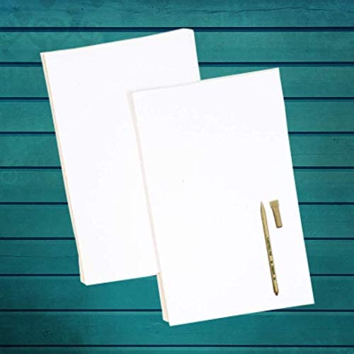 Devraaj Eco Friendly handmade paper white letter heads sheets (50)