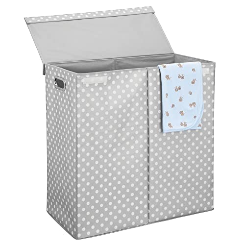 MDesign Cesto portabiancheria con coperchio