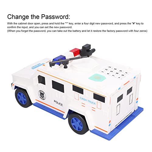 Cofrinho, caixa automática de moedas de enrolar Luzes automáticas legais para quarto para sala de cr