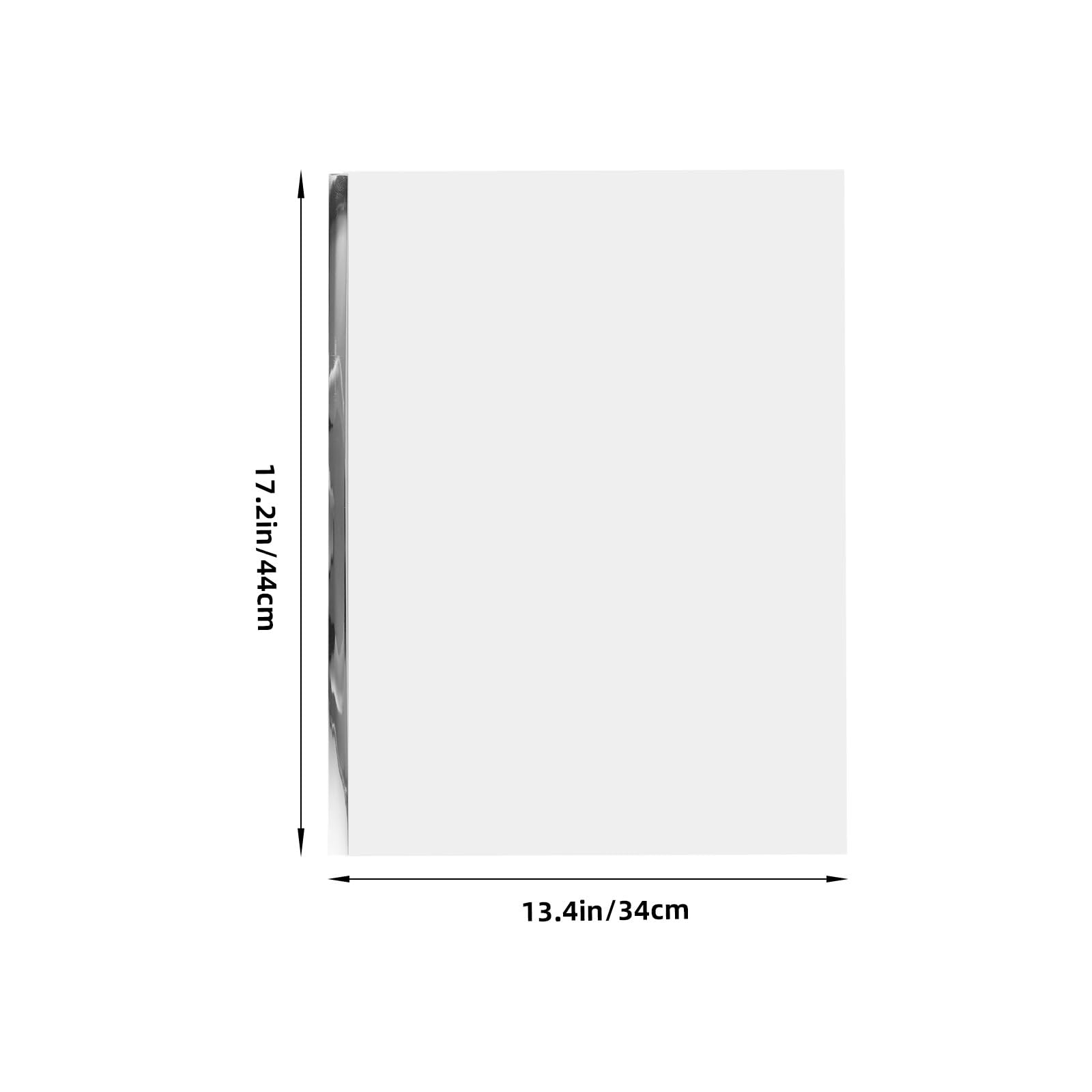WOONEKY Ripiano in Vetro Temperato Per Frigorifero 440x340 Mm, Pannello Divisorio Sostitutivo Per Conservazione Alimenti, Accessorio Compatibile La Maggior Parte Dei Frigoriferi Domestici