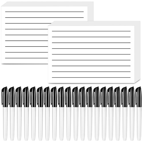 Feifeiya 2 Pack Low Vision Paper Notebook 5.5 x 8.5 Bold Thick Line Writing Paper Pad 200 Pages Wide