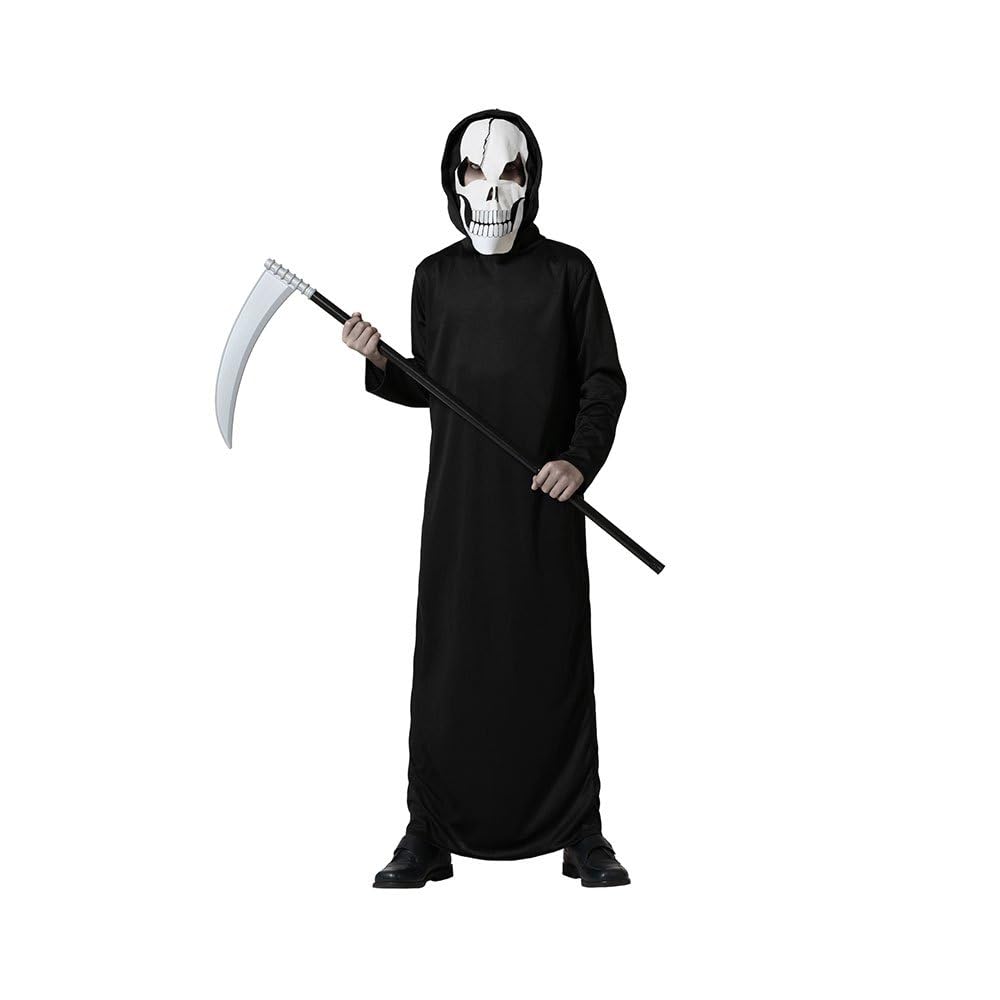 Atosa Ghost Costume Robe Hooded with Mask Child Child 5-6 Years