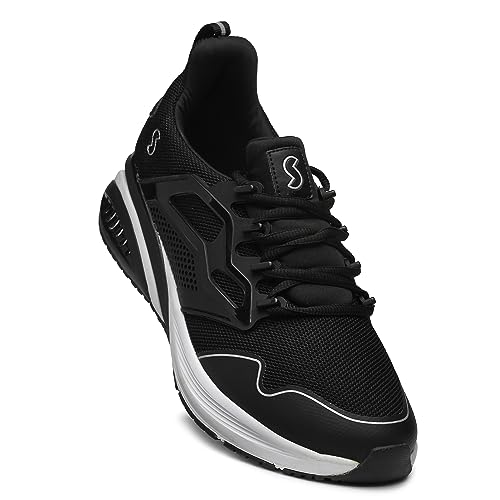 Image of SOLETHREADS Racer Athleisure Sneakers Shoes for Men | Lightweight |Trendy| High Ankle Shoes | Memory Foam Sole | Cushioned Insole | Slip-Resistance | Premium Sneakers Shoes for Men