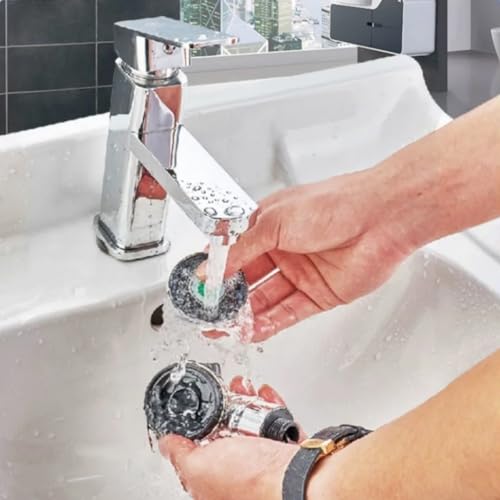 Lwuey Salon Shampoo Waschbecken Sprühkopf, Friseur Brause Kopf G1/2 Gewinde Seitlicher Bedienknopf Shampoo Betten Stuhl Handbrause Ersatzteil Einstellbare Waschbecken Armatur Friseursalon Spa