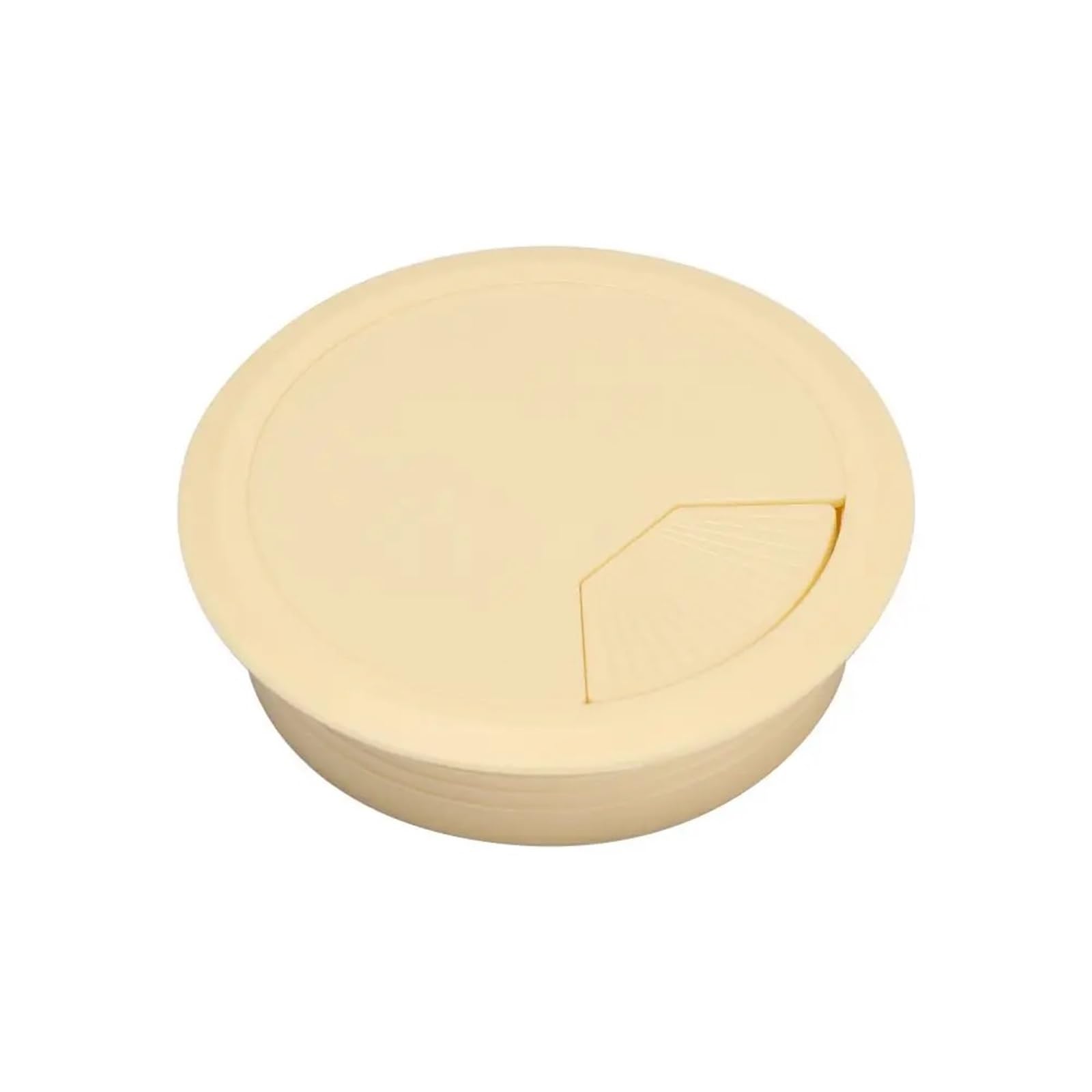 Desk Cable Grommet 20Pcs 60/80mm Desk Cord Grommet Line Outlet Port Wire Hole Cover Threading Box(Beige,60mm)