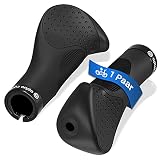 Optio Cycle Fahrradgriffe Ergonomische Fahrrad-Lenker-Griffe Griffgummi mit Gel-Dämpfung für Mountainbike Rennrad Ø 22mm