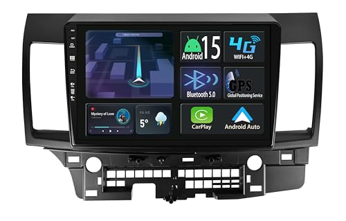 Autoradio Android 15 pour voyager connecté en Mitsubishi Lancer avec Carplay et Navi