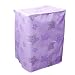 LIOOBO Housse de Protection pour Machine à Laver Chargement par Le Haut Lave-Linge Sèche-Linge Étanche Motif de Feuille d'érable Violet 55 × 58 × 87cm