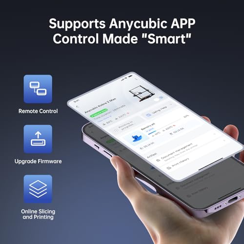 Anycubic Kobra 2 Max 3D Printer, Max 500mm/s High-Speed Printing Large 88L Printing Volume with Auto Leveling Smart Z-Offset Vibration Compensation Enhanced Print Quality & Detail 420x420x500mm