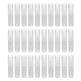 ALOEU 30Pcs Clear 2Ml Atomizer Plastic Bottle Spray Disposable Perfume Empty Sample Bottle for Travel Party