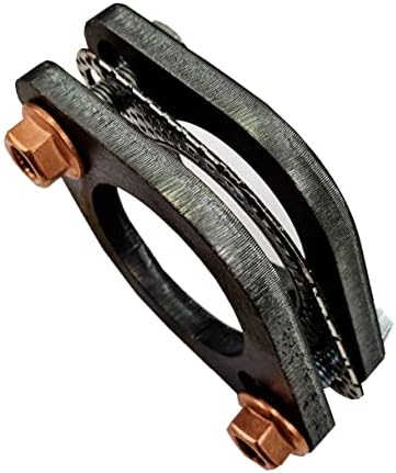 2 Zoll Auspuff Flansch Oval - Low-Carbon Stahl, Reparatur Ohne Schweißen