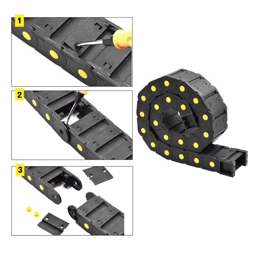 Chaîne de traction pour machine industrielle et routeur CNC R100 25x57mm