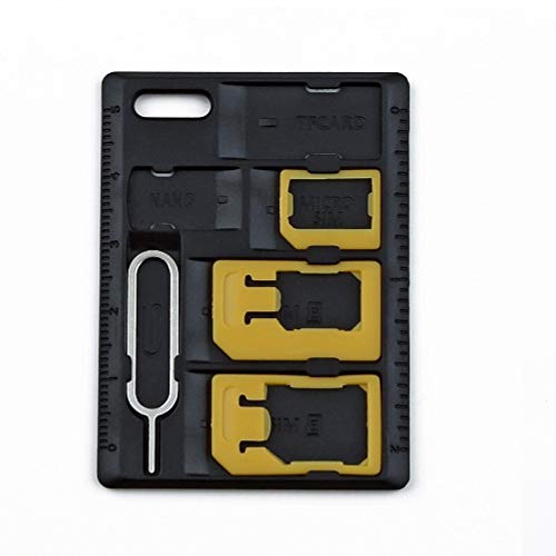 2 Packs Sim Adapter Kit With Sim Card Tray Eject Pin, Sim Card Holder, Micro Sd And Nano Card Holder Feature Card Storage Tool Set For Standard Micro Nano Micro-Sd Memory Cards, Compatible With Nano #TOP3